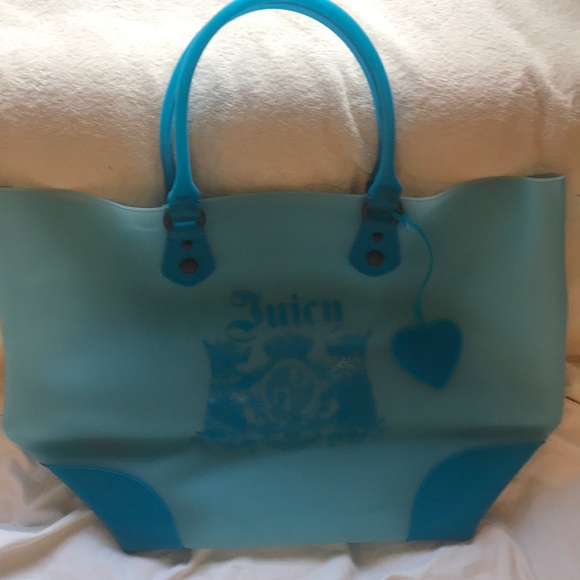 rubber beach tote
